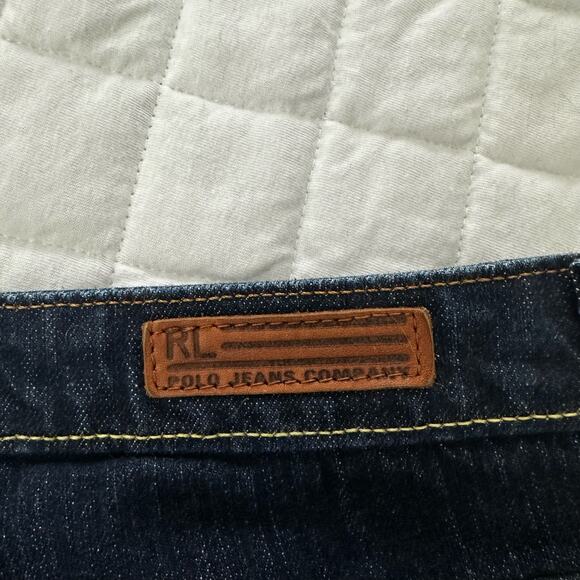 POLO RALPH LAUREN Jeans Womens 10/30 Kelly Dark Wash Bootcut Mid Rise Stretch - Picture 7 of 15